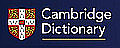 Cambridge Dictionary